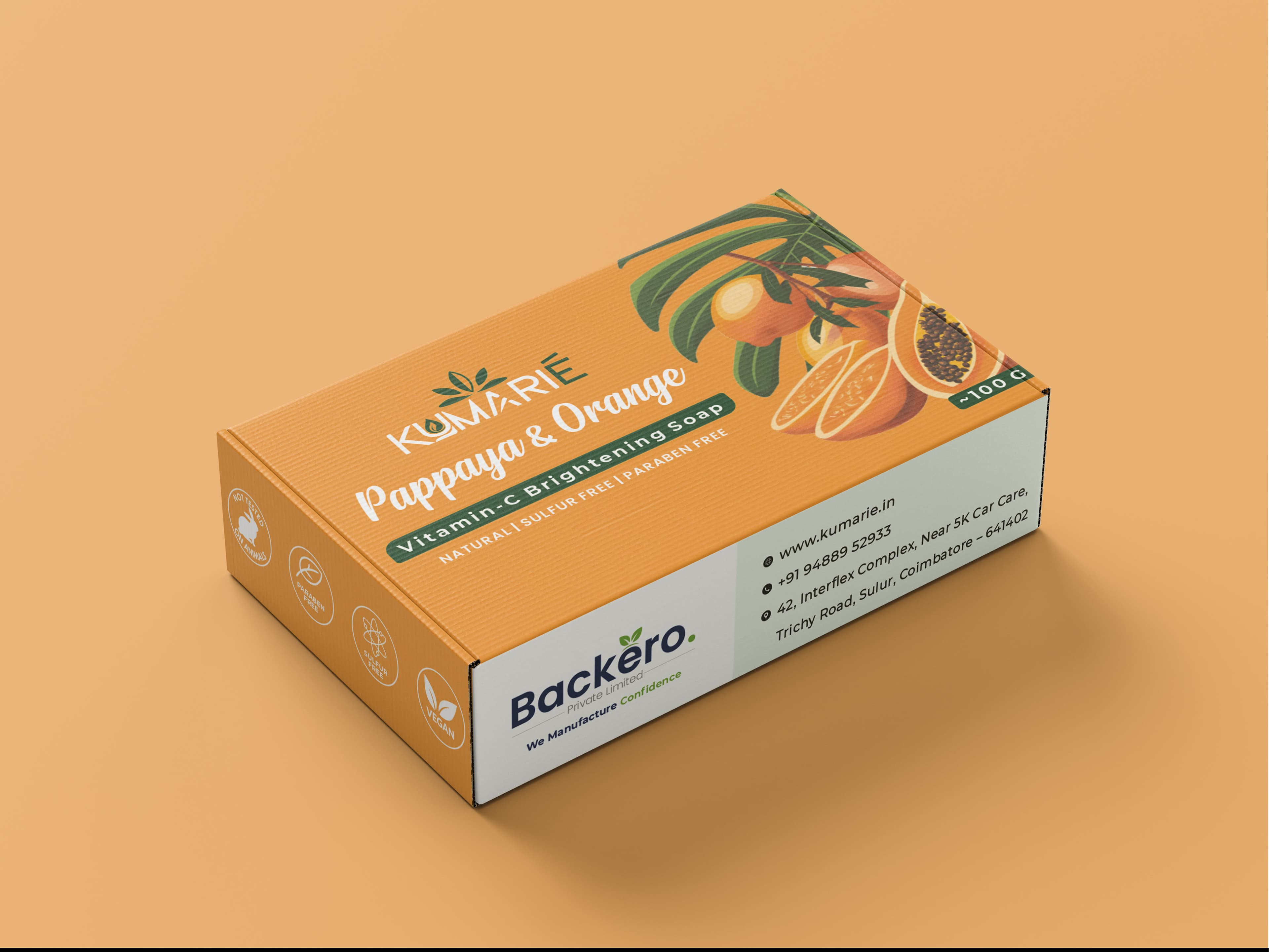 Papaya & Orange Vitamin-C Brightening Soap